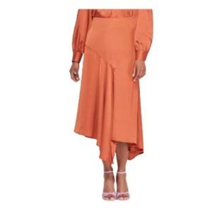 Who What Wear Burnt Orange Skirt